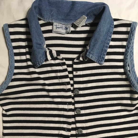 Vintage b&w crop top - Picture 2 of 5